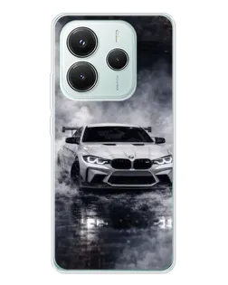 Чохол для Xiaomi Redmi Note 14 5G з картинкою «BMW крізь туман» Чохол для Xiaomi Redmi Note 14 5G з картинкою «BMW крізь туман»