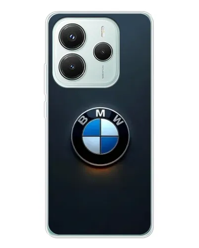 Чохол для Xiaomi Redmi Note 14 5G з картинкою «Логотип BMW — мінімалізм»