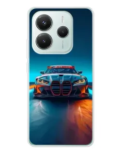 Чохол для Xiaomi Redmi Note 14 5G з картинкою «BMW — вогні неону» Чохол для Xiaomi Redmi Note 14 5G з картинкою «BMW — вогні неону»