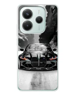 Чохол для Xiaomi Redmi Note 14 5G з картинкою «BMW — акварельний дрифт» Чохол для Xiaomi Redmi Note 14 5G з картинкою «BMW — акварельний дрифт»