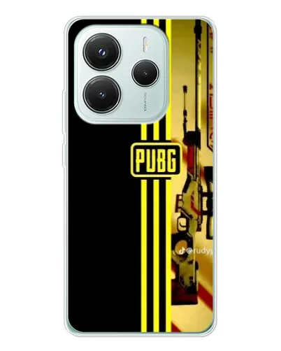 Чехол для Xiaomi Redmi Note 14 5G с картинкой «PUBG — камуфляжный шлем»