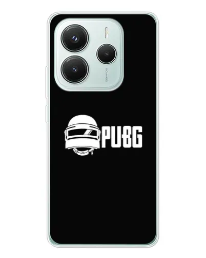Чехол для Xiaomi Redmi Note 14 5G с картинкой «PUBG — классический лого»