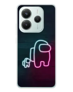 Чохол для Xiaomi Redmi Note 14 5G з картинкою «Among Us неон-арт» Чохол для Xiaomi Redmi Note 14 5G з картинкою «Among Us неон-арт»