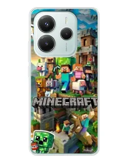 Чехол для Xiaomi Redmi Note 14 5G с картинкой «Замок Minecraft» Чехол для Xiaomi Redmi Note 14 5G с картинкой «Замок Minecraft»