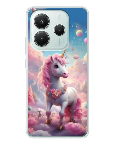 Чехол для Xiaomi Redmi Note 14 5G с картинкой «Единорог среди облаков» Чехол для Xiaomi Redmi Note 14 5G с картинкой «Единорог среди облаков»