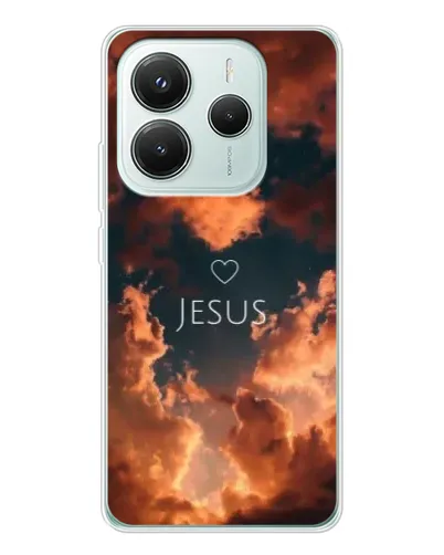 Чохол для Xiaomi Redmi Note 14 5G з картинкою «Сяйво Імені Jesus»