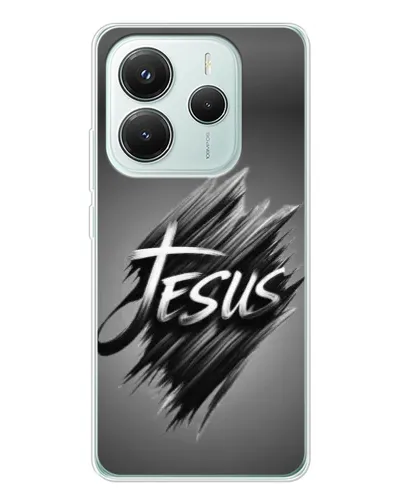 Чохол для Xiaomi Redmi Note 14 5G з картинкою «Напис Jesus Graffiti»