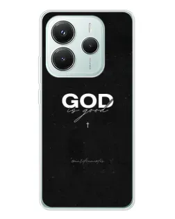 Чохол для Xiaomi Redmi Note 14 5G з картинкою «GOD — Бог над усім»