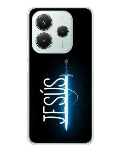 Чохол для Xiaomi Redmi Note 14 5G з картинкою «Меч Духа Jesus»