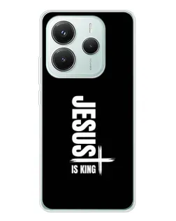 Чохол для Xiaomi Redmi Note 14 5G з картинкою «Вертикаль віри Jesus»