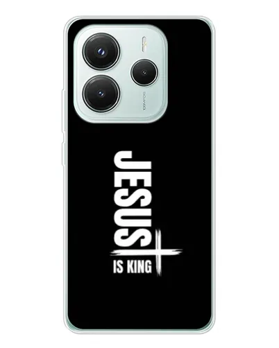 Чохол для Xiaomi Redmi Note 14 5G з картинкою «Вертикаль віри Jesus»