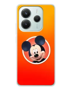 Чехол для Xiaomi Redmi Note 14 5G с картинкой «Mickey в круге» Чехол для Xiaomi Redmi Note 14 5G с картинкой «Mickey в круге»