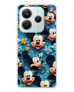 Чехол для Xiaomi Redmi Note 14 5G с картинкой «Паттерн Микки и Минни» Чехол для Xiaomi Redmi Note 14 5G с картинкой «Паттерн Микки и Минни»