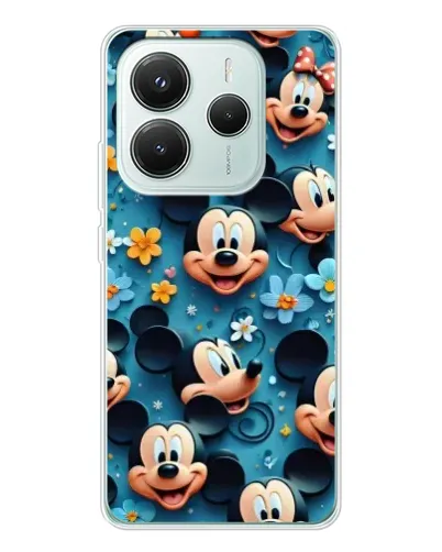 Чехол для Xiaomi Redmi Note 14 5G с картинкой «Паттерн Микки и Минни» Чехол для Xiaomi Redmi Note 14 5G с картинкой «Паттерн Микки и Минни»