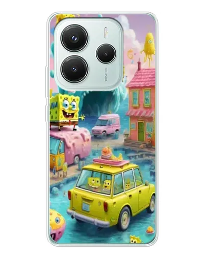 Чехол для Xiaomi Redmi Note 14 5G с картинкой «Монстр-трак приключения»