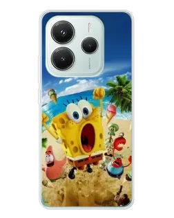 Чехол для Xiaomi Redmi Note 14 5G с картинкой «Развлечения на пляже»