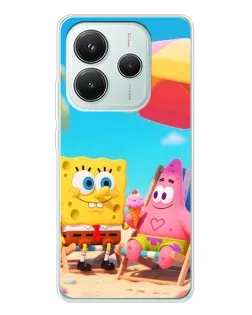 Чехол для Xiaomi Redmi Note 14 5G с картинкой «Отдых на пляже»