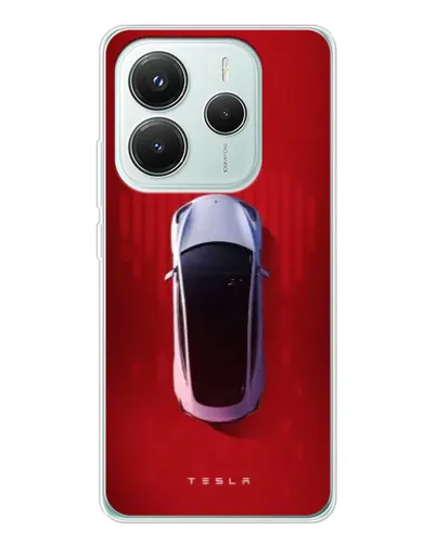 Чохол для Xiaomi Redmi Note 14 5G з картинкою «Tesla Top View» Чохол для Xiaomi Redmi Note 14 5G з картинкою «Tesla Top View»