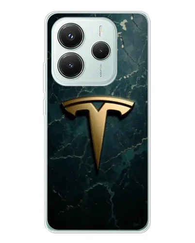 Чохол для Xiaomi Redmi Note 14 5G з картинкою «Мармурова Tesla Gold» Чохол для Xiaomi Redmi Note 14 5G з картинкою «Мармурова Tesla Gold»