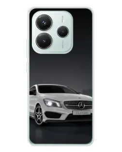 Чохол для Xiaomi Redmi Note 14 5G з картинкою «Mercedes AMG GT Silver»