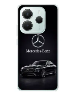 Чохол для Xiaomi Redmi Note 14 5G з картинкою «Mercedes — решітка радіатора»