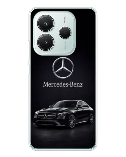 Чохол для Xiaomi Redmi Note 14 5G з картинкою «Mercedes — решітка радіатора» Чохол для Xiaomi Redmi Note 14 5G з картинкою «Mercedes — решітка радіатора»