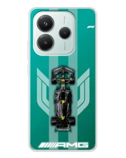 Чохол для Xiaomi Redmi Note 14 5G з картинкою «Mercedes AMG Petronas»