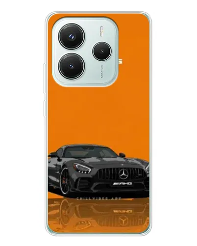 Чохол для Xiaomi Redmi Note 14 5G з картинкою «Помаранчевий Mercedes AMG» Чохол для Xiaomi Redmi Note 14 5G з картинкою «Помаранчевий Mercedes AMG»