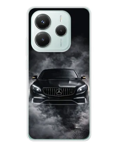 Чохол для Xiaomi Redmi Note 14 5G з картинкою «Mercedes у диму» Чохол для Xiaomi Redmi Note 14 5G з картинкою «Mercedes у диму»