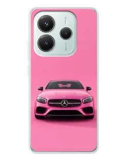 Чехол для Xiaomi Redmi Note 14 5G с картинкой «Розовый Mercedes AMG» Чехол для Xiaomi Redmi Note 14 5G с картинкой «Розовый Mercedes AMG»