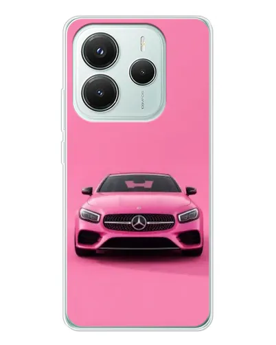 Чехол для Xiaomi Redmi Note 14 5G с картинкой «Розовый Mercedes AMG» Чехол для Xiaomi Redmi Note 14 5G с картинкой «Розовый Mercedes AMG»