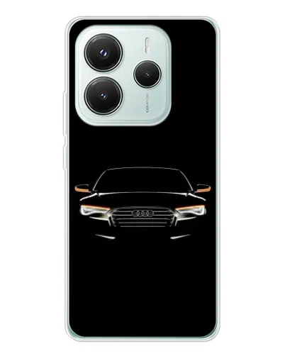 Чохол для Xiaomi Redmi Note 14 5G з картинкою «Audi — нічний контур»