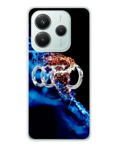 Чохол для Xiaomi Redmi Note 14 5G з картинкою «Енергія лого Audi»