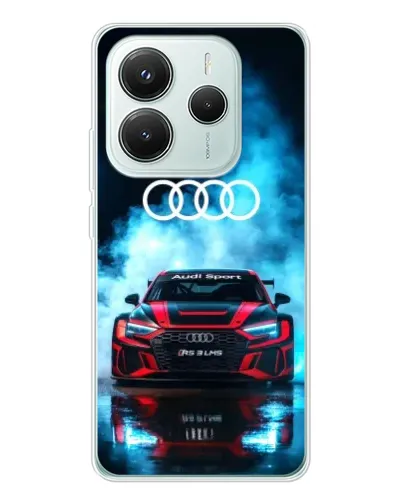 Чохол для Xiaomi Redmi Note 14 5G з картинкою «Audi Sport — неон»