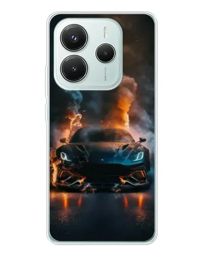 Чехол для Xiaomi Redmi Note 14 5G с картинкой «Lamborghini дымная эстетика» Чехол для Xiaomi Redmi Note 14 5G с картинкой «Lamborghini дымная эстетика»