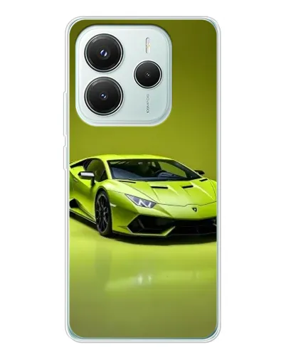 Чехол для Xiaomi Redmi Note 14 5G с картинкой «Салатовый Lamborghini Huracan» Чехол для Xiaomi Redmi Note 14 5G с картинкой «Салатовый Lamborghini Huracan»