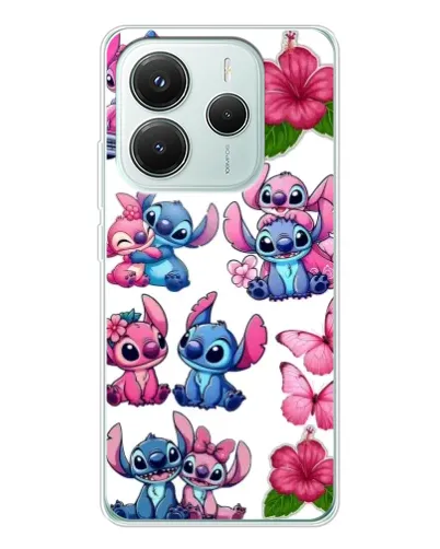 Чохол для Xiaomi Redmi Note 14 5G з картинкою «Стікери Stitch та Angel» Чохол для Xiaomi Redmi Note 14 5G з картинкою «Стікери Stitch та Angel»