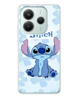Чохол для Xiaomi Redmi Note 14 5G з картинкою «Stitch серед квітів»