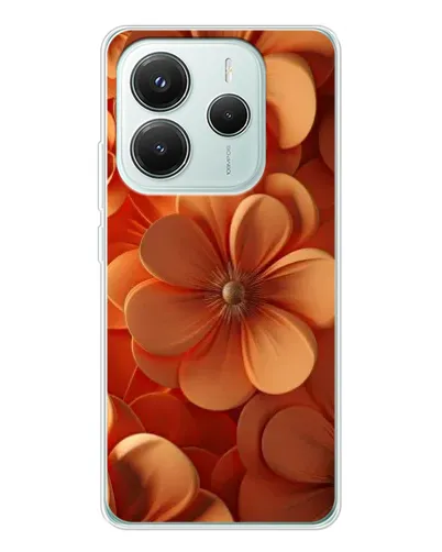 Чехол для Xiaomi Redmi Note 14 5G с картинкой «Оранжевый макро цветок» Чехол для Xiaomi Redmi Note 14 5G с картинкой «Оранжевый макро цветок»
