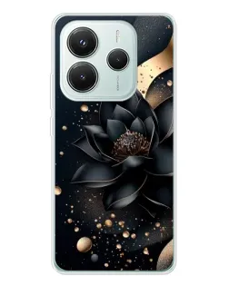 Чехол для Xiaomi Redmi Note 14 5G с картинкой «Черный лотос» Чехол для Xiaomi Redmi Note 14 5G с картинкой «Черный лотос»
