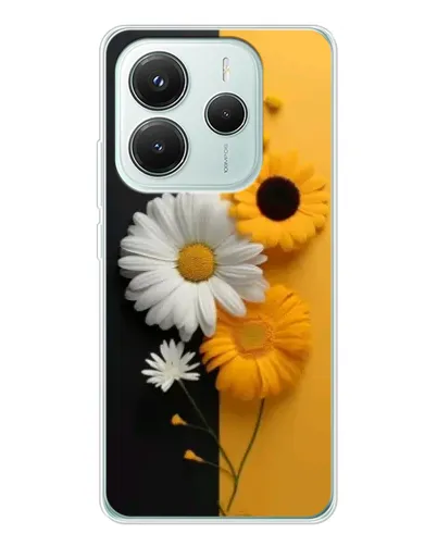Чехол для Xiaomi Redmi Note 14 5G с картинкой «Подсолнух и ромашка» Чехол для Xiaomi Redmi Note 14 5G с картинкой «Подсолнух и ромашка»