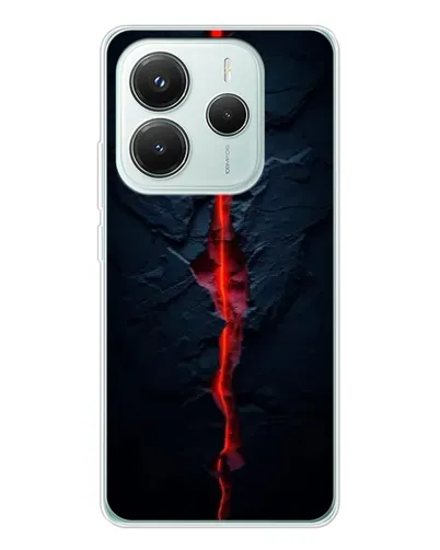 Чохол для Xiaomi Redmi Note 14 5G з картинкою «Червона лавова тріщина» Чохол для Xiaomi Redmi Note 14 5G з картинкою «Червона лавова тріщина»