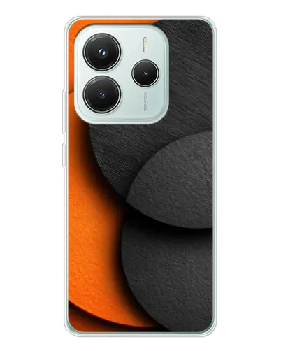 Чохол для Xiaomi Redmi Note 14 5G з картинкою «Геометрія помаранчевих кіл» Чохол для Xiaomi Redmi Note 14 5G з картинкою «Геометрія помаранчевих кіл»