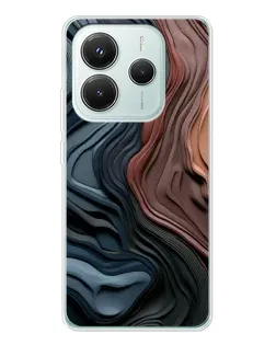 Чохол для Xiaomi Redmi Note 14 5G з картинкою «Кольорові хвилі каньйону» Чохол для Xiaomi Redmi Note 14 5G з картинкою «Кольорові хвилі каньйону»