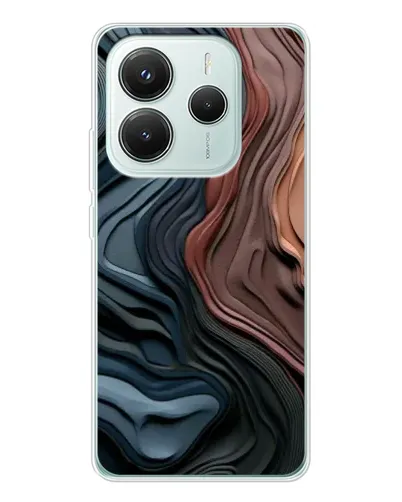 Чохол для Xiaomi Redmi Note 14 5G з картинкою «Кольорові хвилі каньйону» Чохол для Xiaomi Redmi Note 14 5G з картинкою «Кольорові хвилі каньйону»