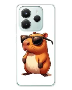 Чехол для Xiaomi Redmi Note 14 5G с картинкой «Капибара в очках» Чехол для Xiaomi Redmi Note 14 5G с картинкой «Капибара в очках»