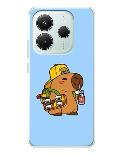 Чехол для Xiaomi Redmi Note 14 5G с картинкой «Капибара на скейте» Чехол для Xiaomi Redmi Note 14 5G с картинкой «Капибара на скейте»