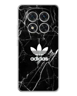 Чехол для Xiaomi Redmi Note 14 Pro 5G с картинкой «Белый мрамор Adidas»