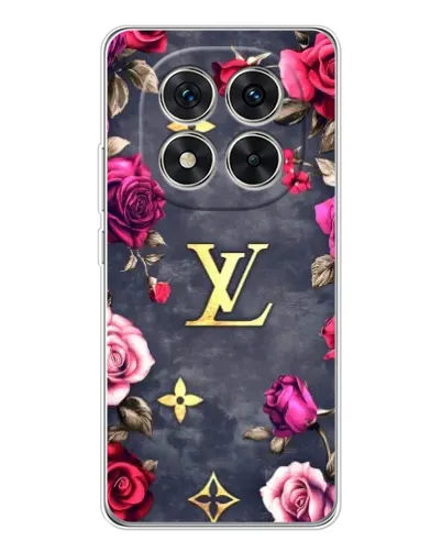 Чехол для Xiaomi Redmi Note 14 Pro 5G с картинкой «Цветочный Louis Vuitton»