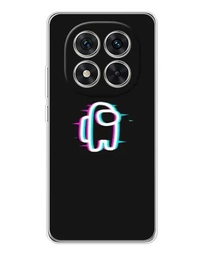 Чехол для Xiaomi Redmi Note 14 Pro 5G с картинкой «Among Us неон»
